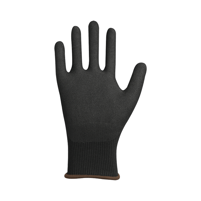 18g mataas na malakas na hppe fiber liner na may sandy nitrile coating