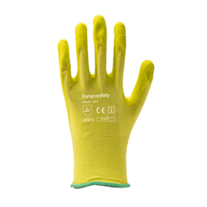 13G polyester na may foam latex coating 13G polyester na may foam latex coating
