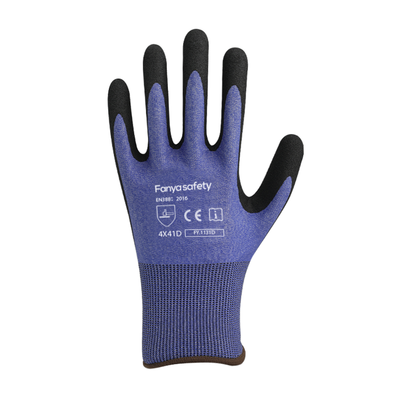 21G HPPE/Steel Fiber Liner na may Sandy Nitrile Coating