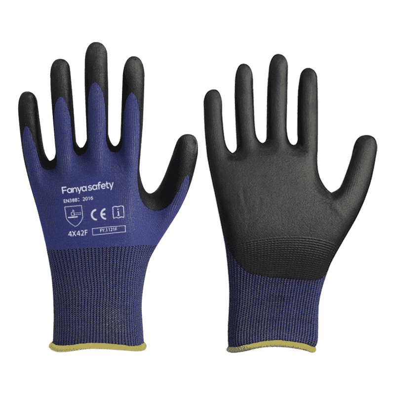 18G HPPE/Steel Fiber Liner na may Foam Nitrile Coating