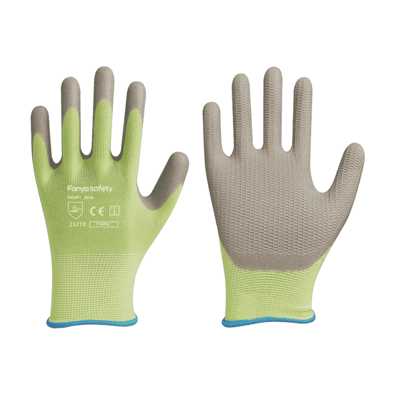 13G polyester na may anti slip foam latex coating