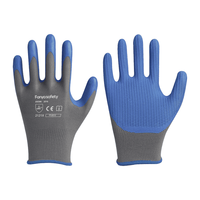 13G polyester na may anti slip foam latex coating